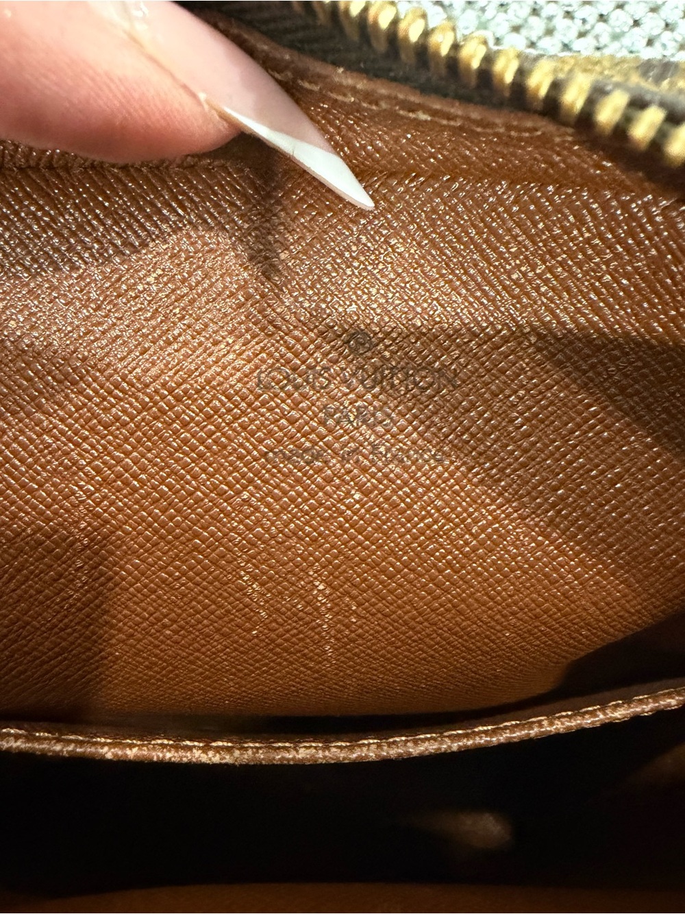 Louis Vuitton Monogram Canvas Double Pocket Messenger Bag in Brown and Tan - Picture 7 of 8